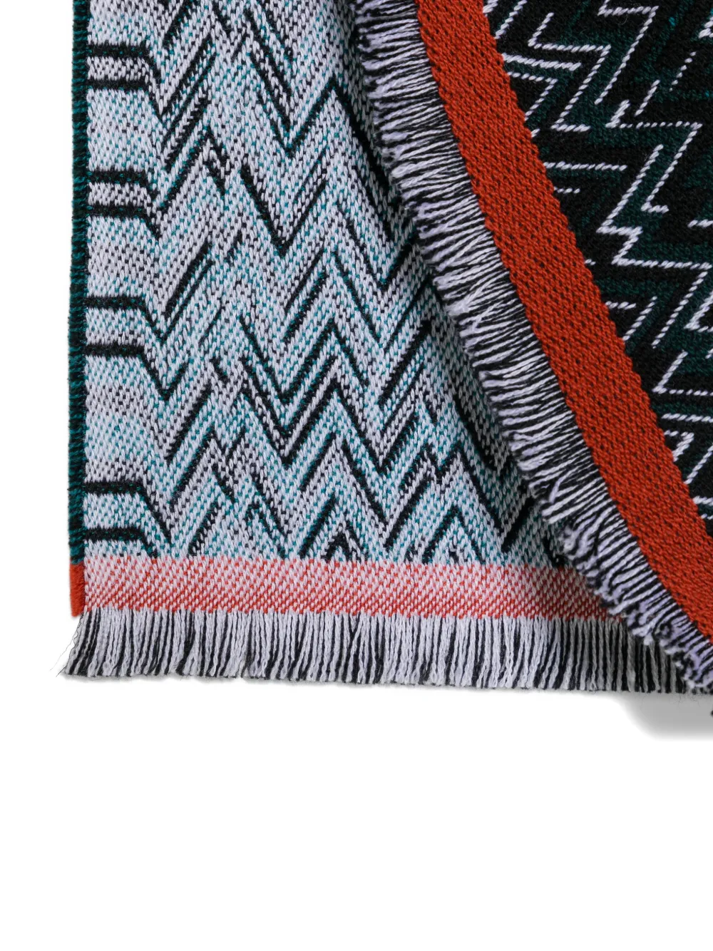 Missoni Sjaal met franje Zwart