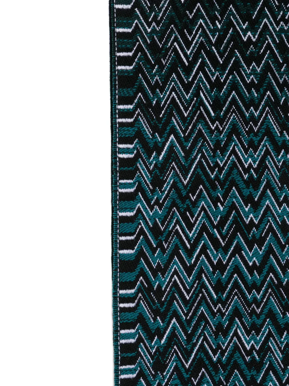 Missoni Sjaal met franje Zwart