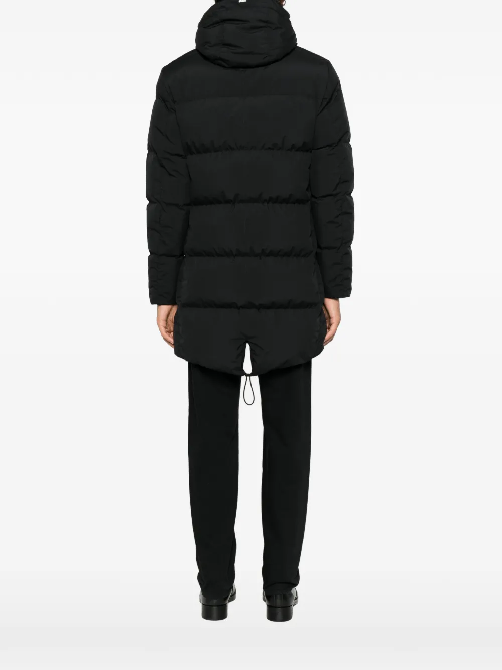 Herno hooded padded coat Zwart