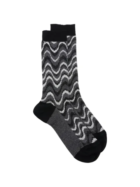 Missoni zigzag knit socks