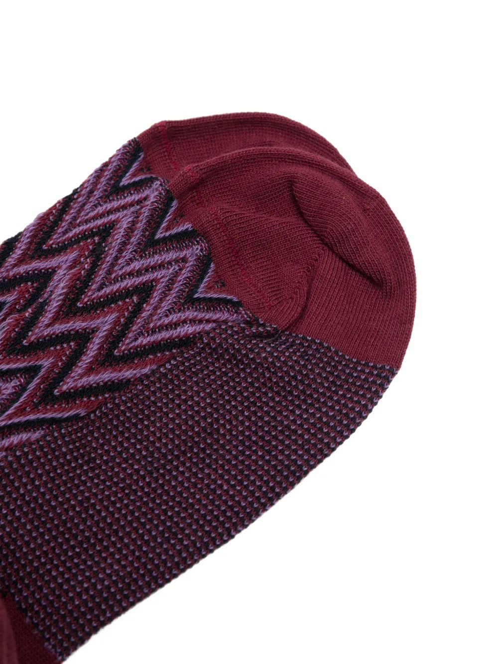 Missoni zigzag-knit socks Rood