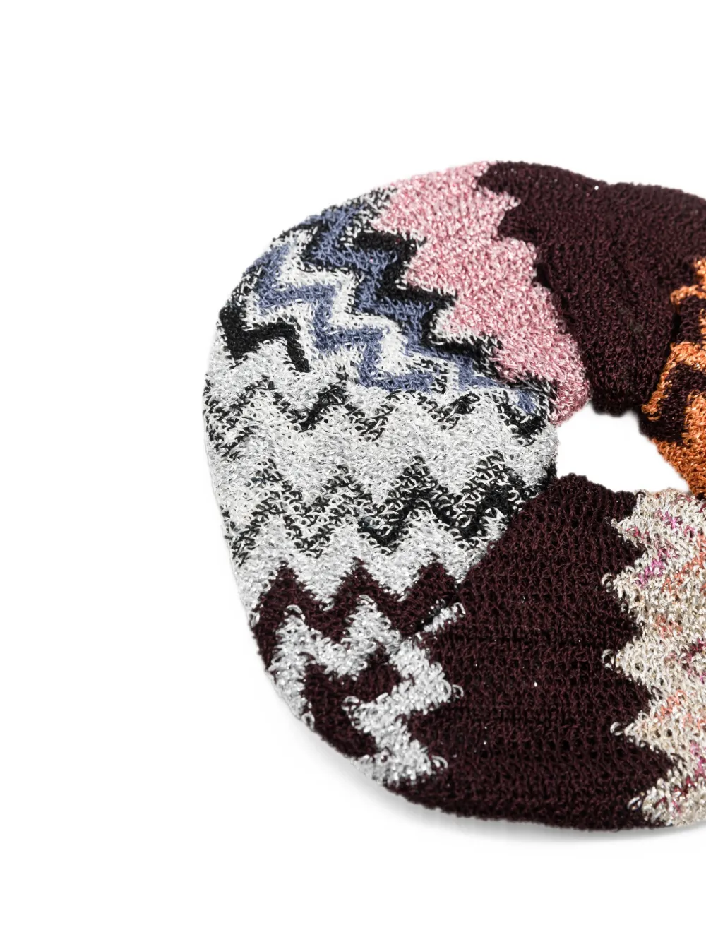 Missoni zigzag-knit scrunchie Bruin