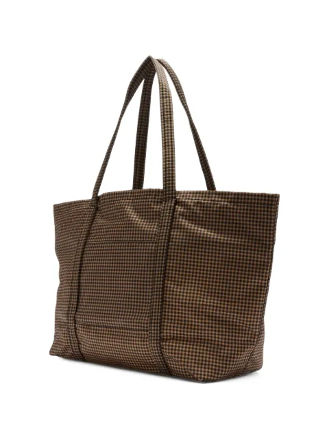 Loeffler Randall Dina gingham-check tote bag