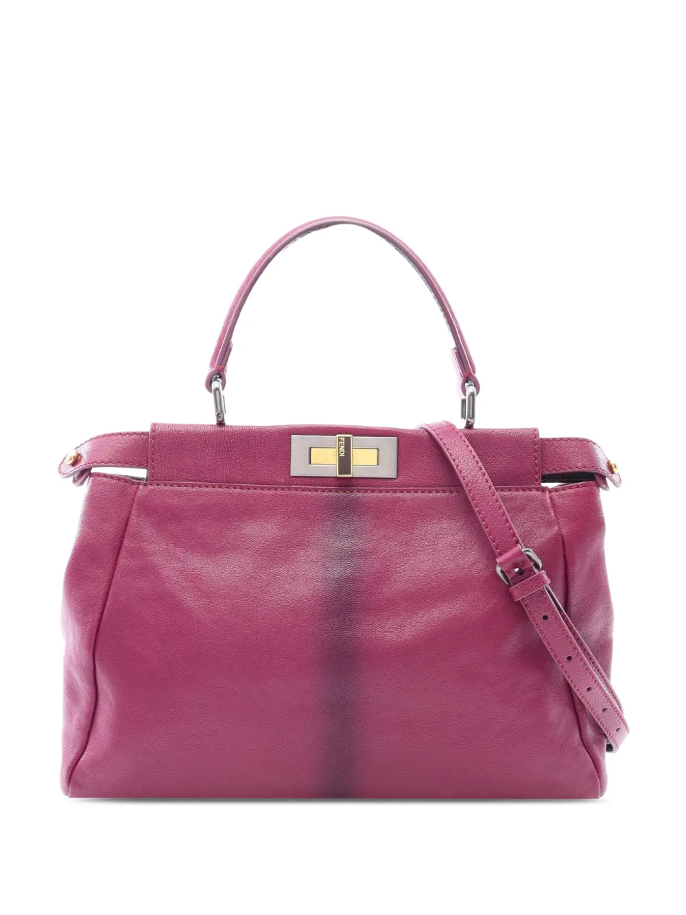 Fendi Pre-Owned 2000-2010 Medium Goatskin Peekaboo satchel - Violett