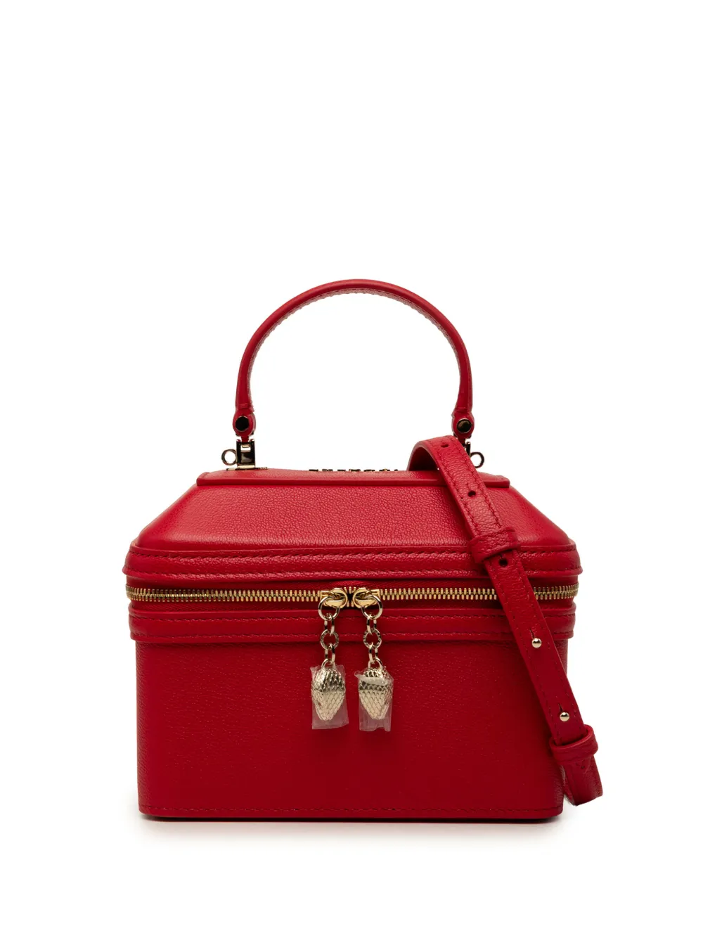 Bvlgari Pre-Owned 2010-2026 Leather Serpenti Forever Vanity Bag satchel - Rot