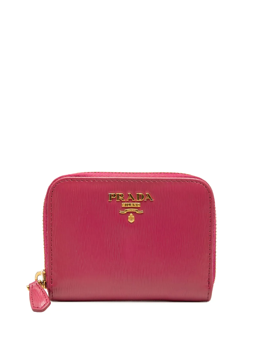 Prada Pre-Owned 2010-2026 Vitello Move coin pouch - Rosa