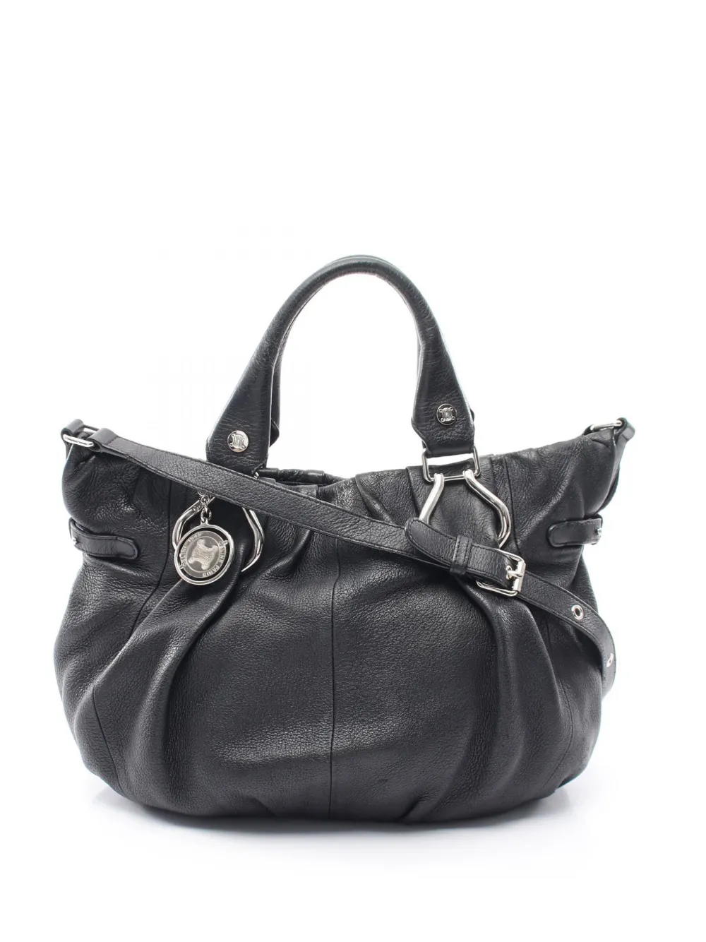 Celine Pre-Owned 2000-2010 Leather Pillow satchel - Schwarz