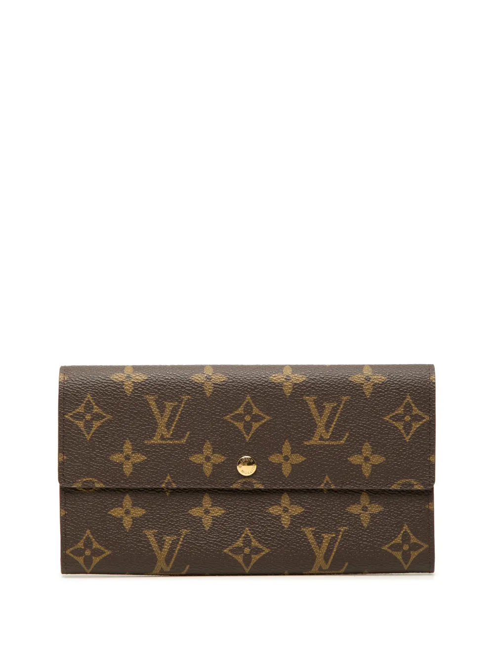 Louis Vuitton Pre-Owned 2000 Monogram Sarah Wallet long wallets - Braun