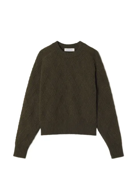 Lanvin cable-knit wool sweater