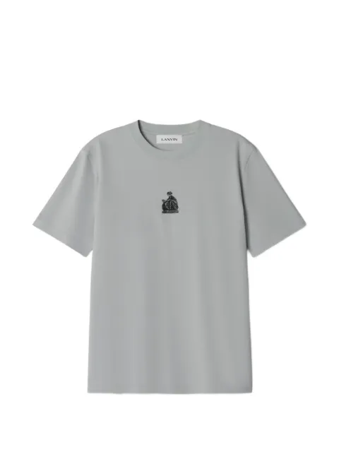 Lanvin Mother and Child embroidered cotton jersey T-shirt