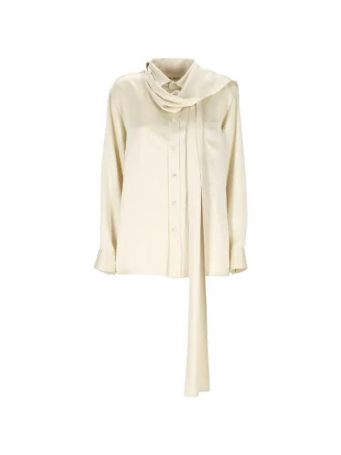 The Erose Salvador scarf-detail shirt