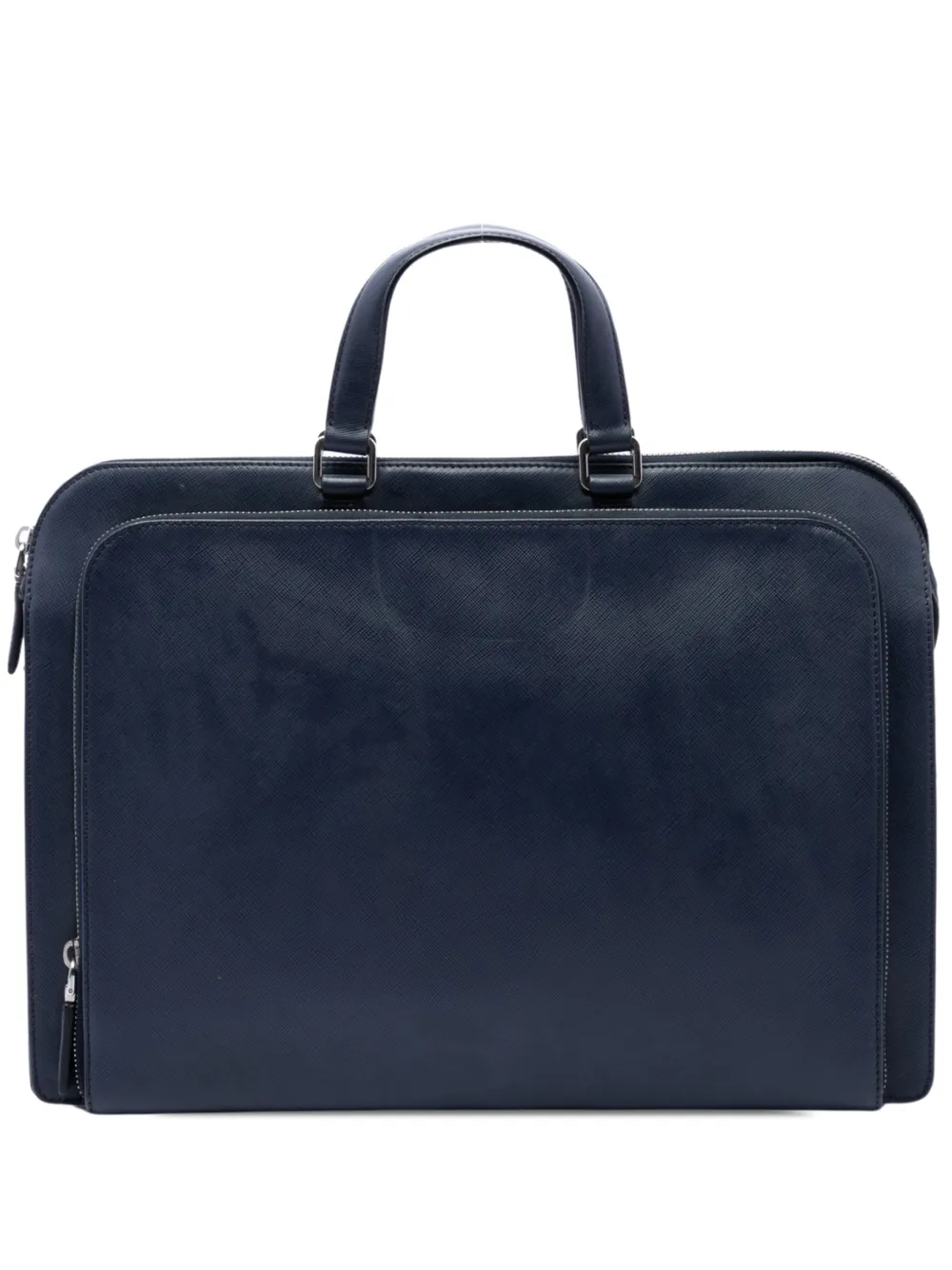 Prada Pre-Owned 2013-2026 Saffiano business bag - Blu