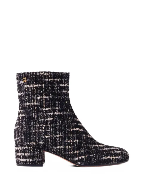 Gianvito Rossi Joelle tweed ankle boots