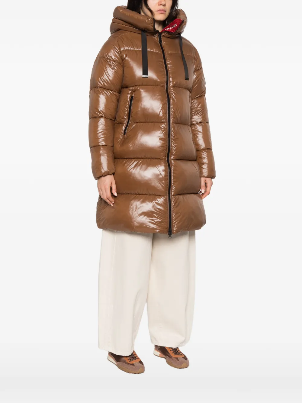 Save The Duck quilted hooded puffer jacket Bruin
