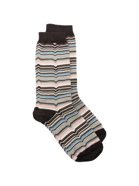 Missoni zigzag-knit socks