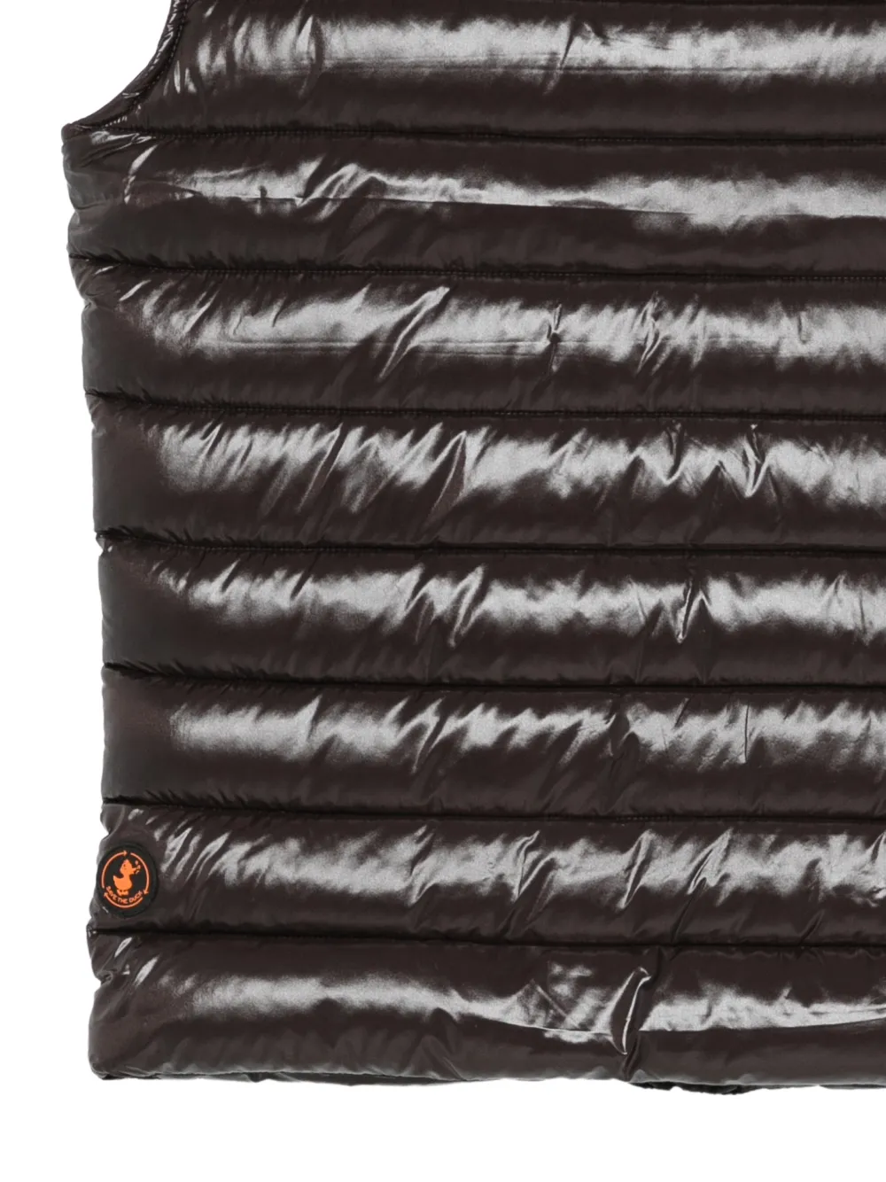 Save The Duck quilted high-neck gilet Bruin