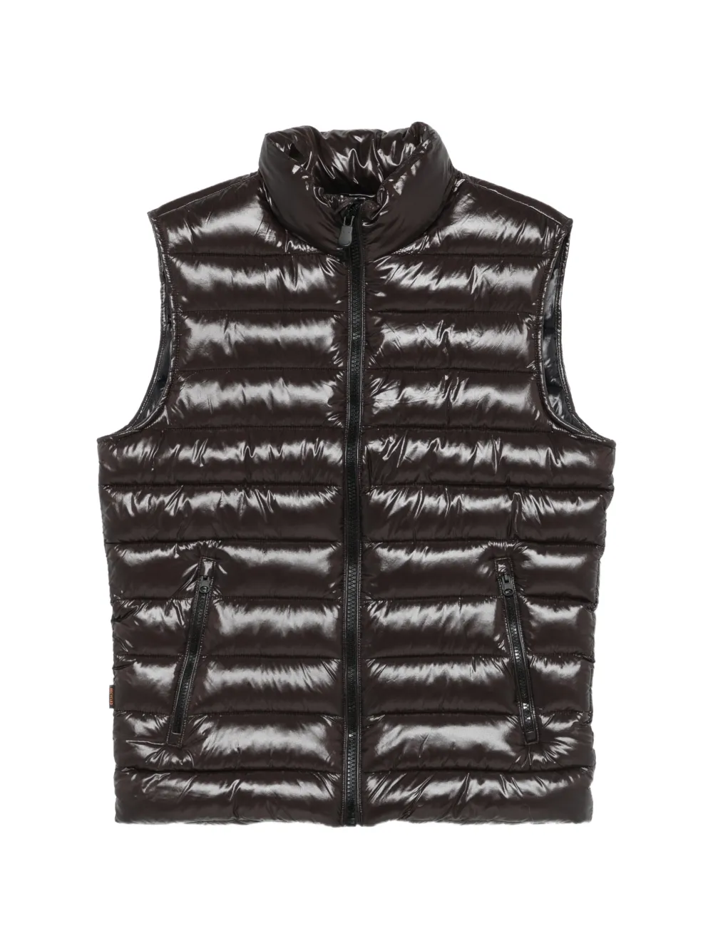 Save The Duck quilted high-neck gilet Bruin