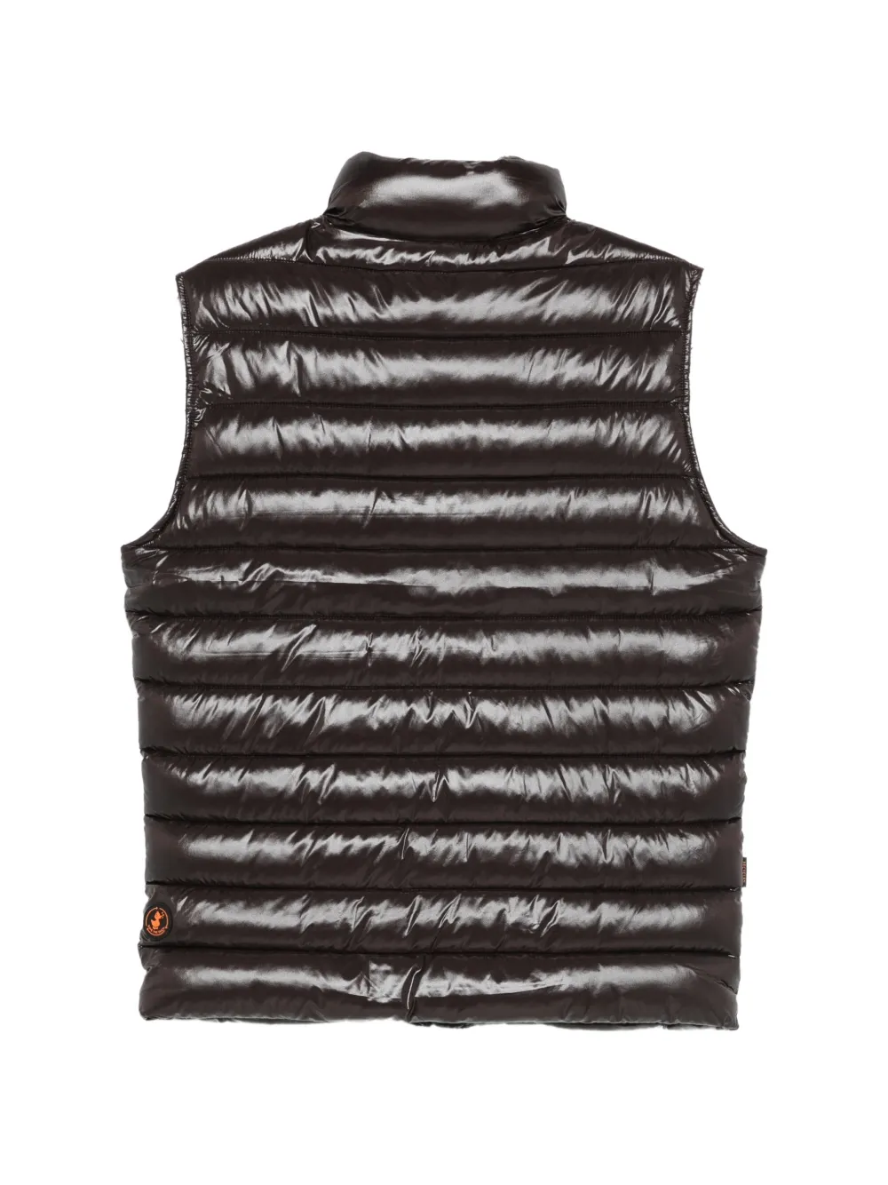 Save The Duck quilted high-neck gilet Bruin