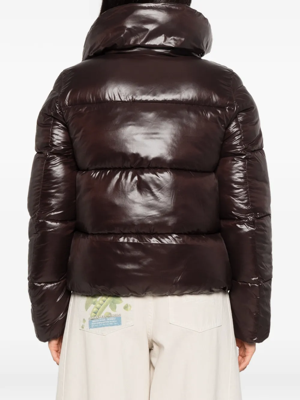 Save The Duck quilted high-neck jacket Bruin