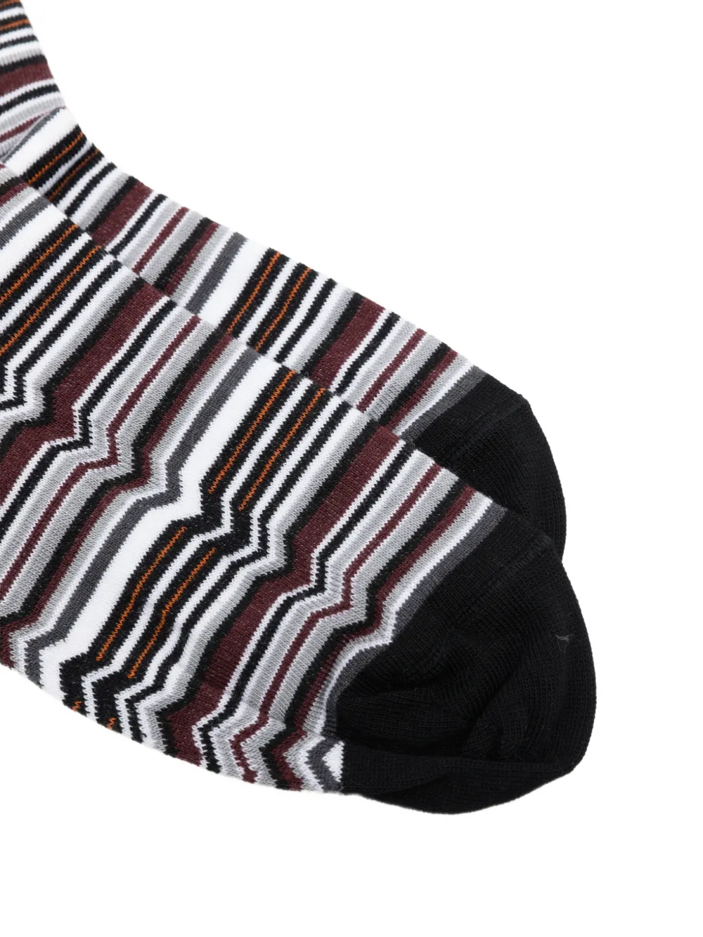 Missoni zigzag-knit socks Zwart
