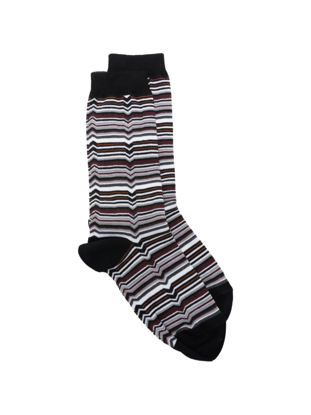 Missoni zigzag-knit socks - Nero