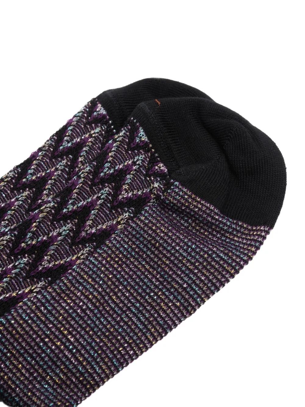 Missoni zigzag-knit socks Zwart