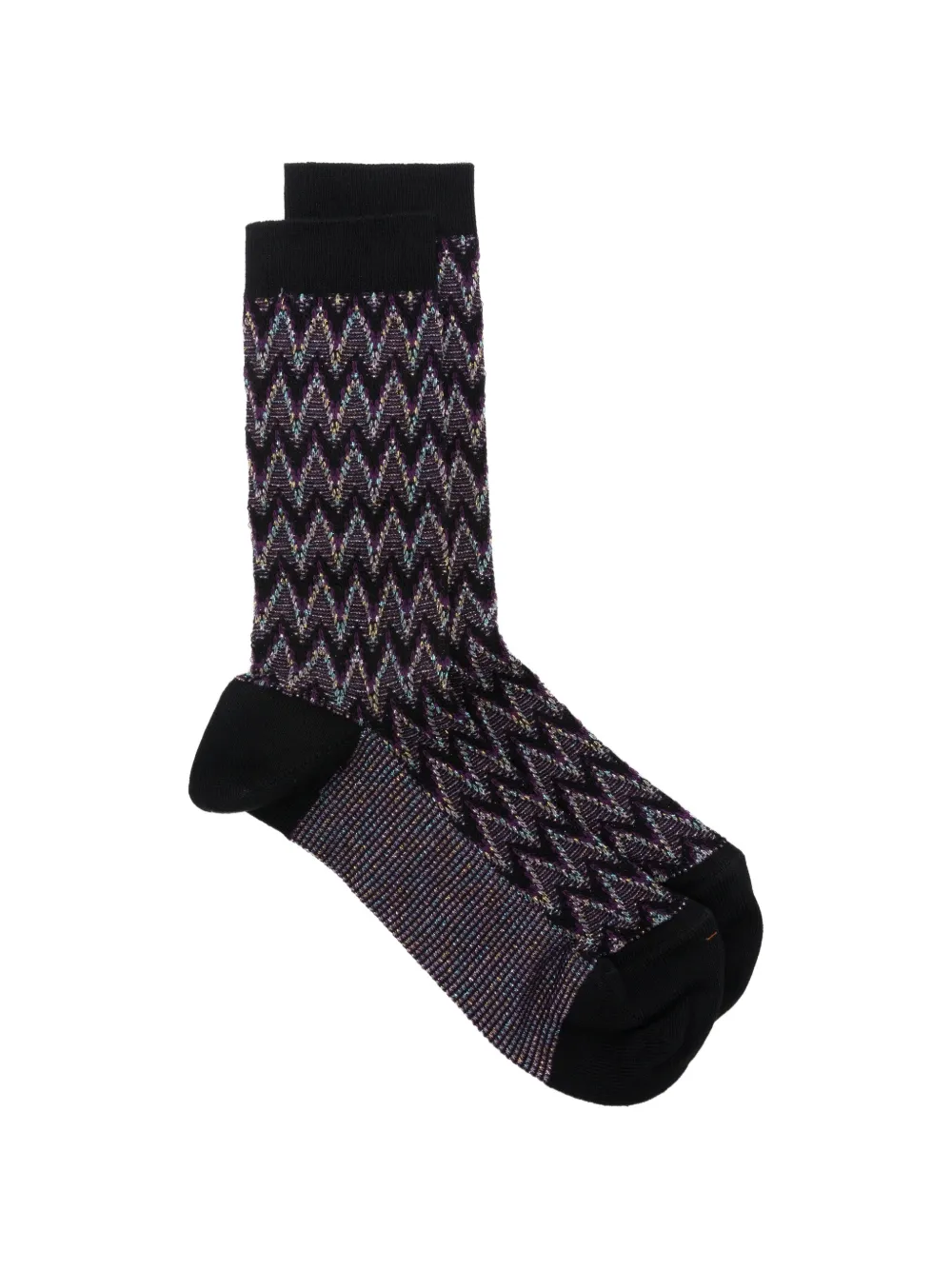 Missoni zigzag-knit socks - Nero