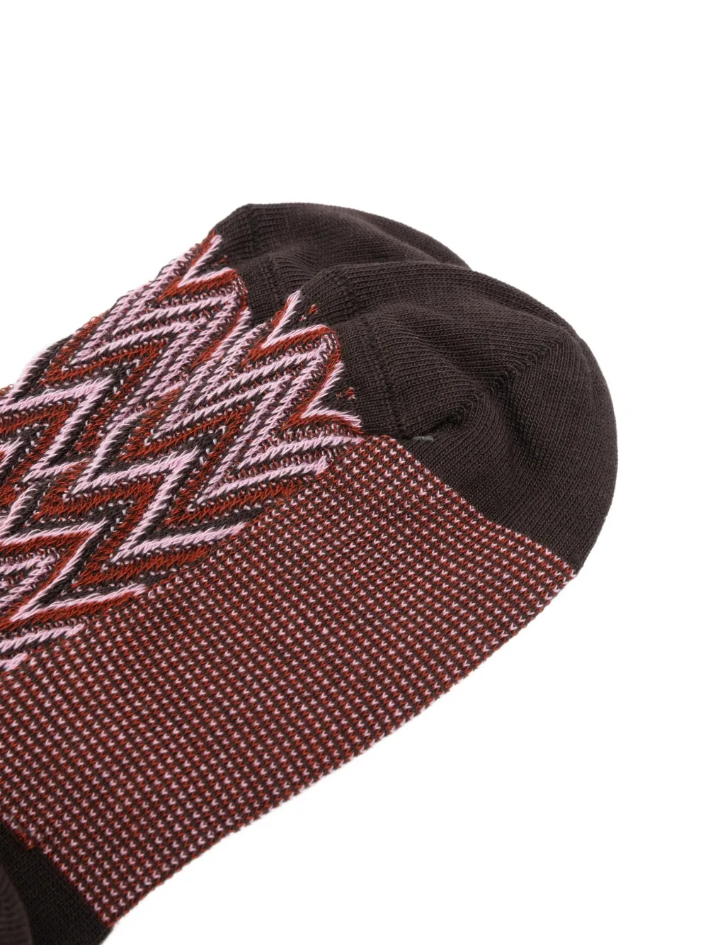 Missoni zigzag-knit cotton socks Bruin