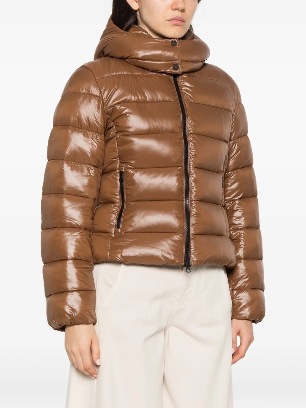 Save The Duck quilted hooded jacket Bruin