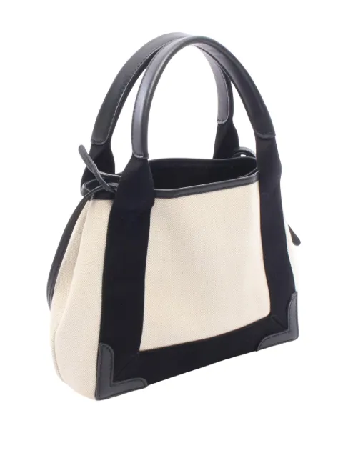 Balenciaga Pre-Owned 2005-2026 Canvas Navy Cabas XS satchel