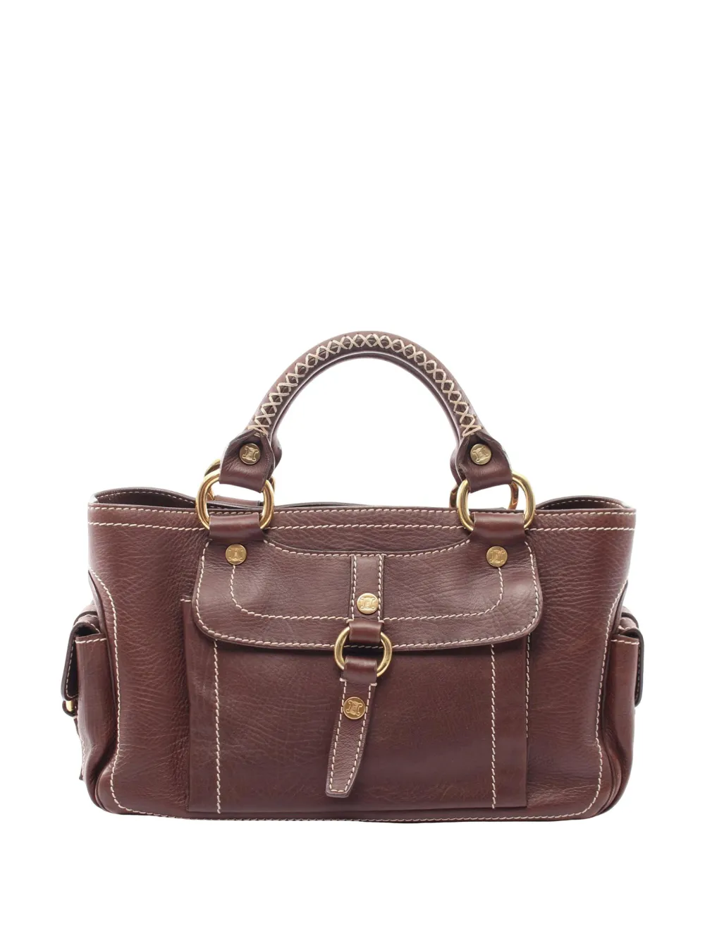 Celine Pre-Owned 20th Century Leather Boogie handbag - Marrone