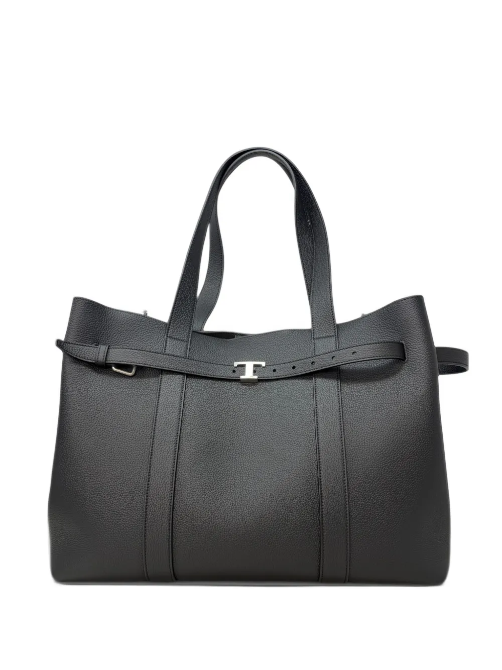 Tod's shopping bag in leather large - Black