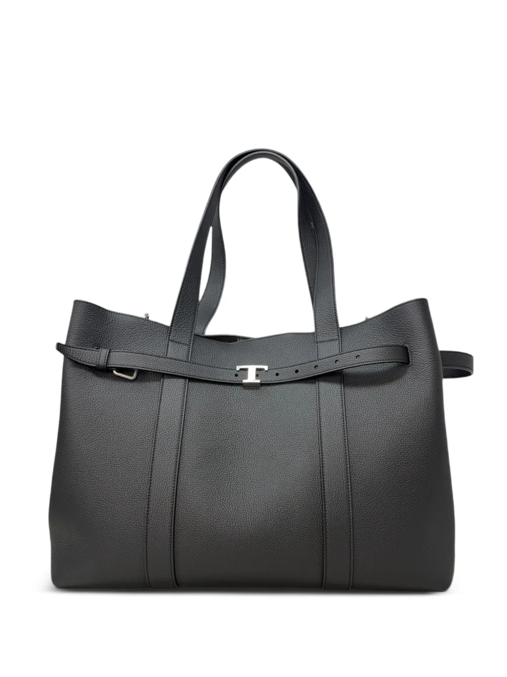 Tod's Grote leren shopper Zwart
