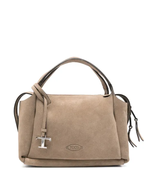 Tod's T Timeless suede tote bag