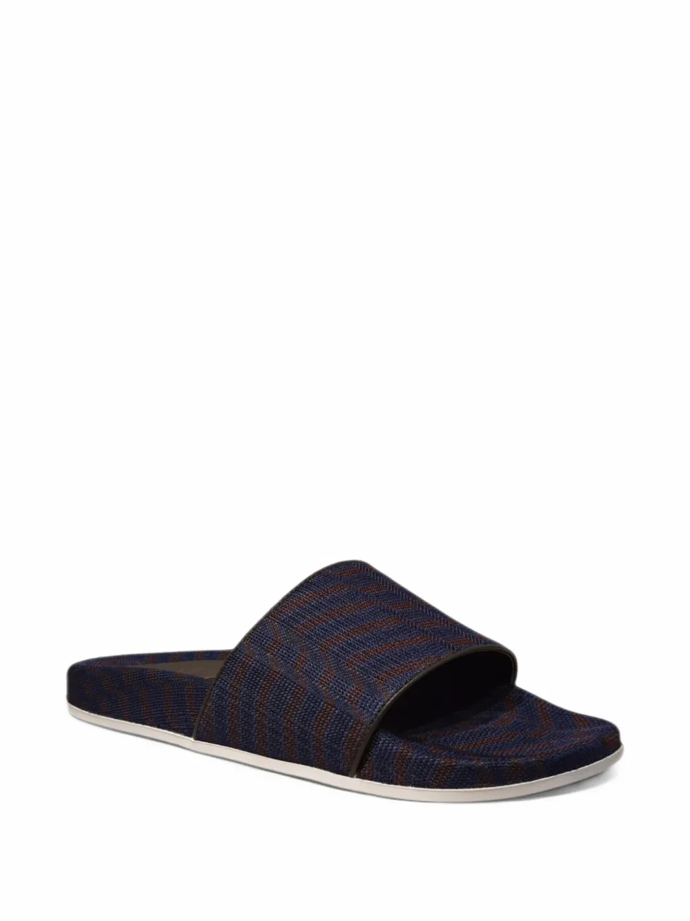 Missoni Slippers con motivo a zigzag - Blu