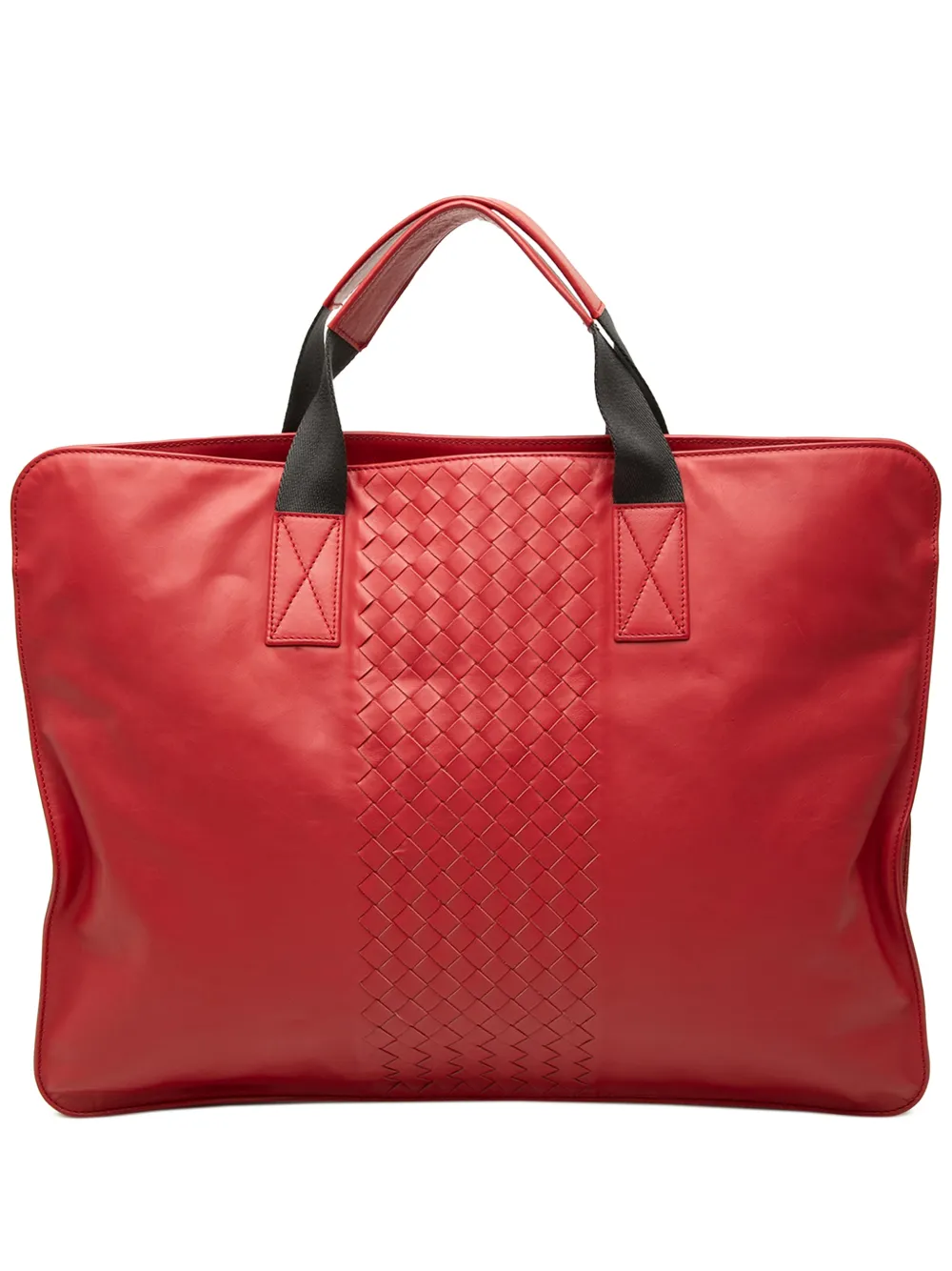 Bottega Veneta Pre-Owned 2012-2026 Nappa Intrecciato Briefcase business bag - Rot