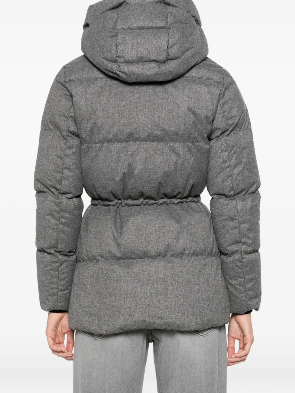 Mackage Freya hooded quilted jacket Grijs