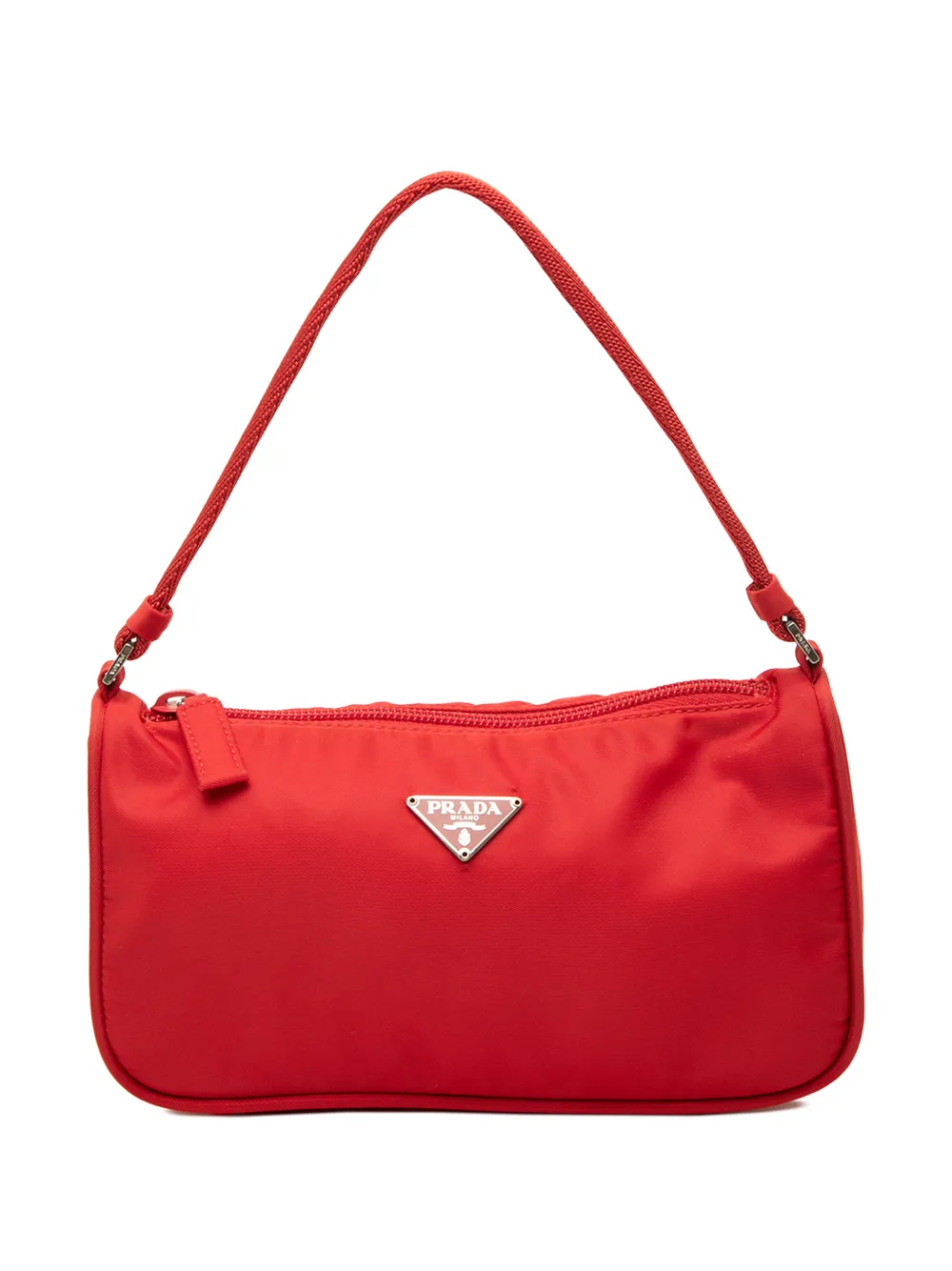 Prada Pre-Owned 2019-2026 Tessuto Pochette shoulder bag - Rosso