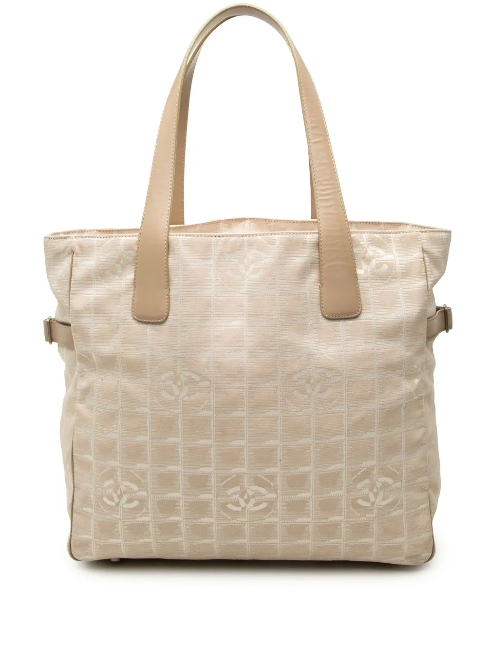CHANEL Pre-Owned 2002-2003 New Travel Line Nylon tote bag - Toni neutri