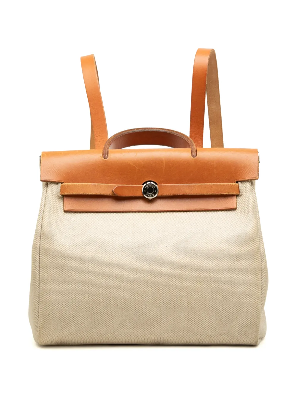 Hermès Pre-Owned 1998 Toile Herbag PM backpack - Nude