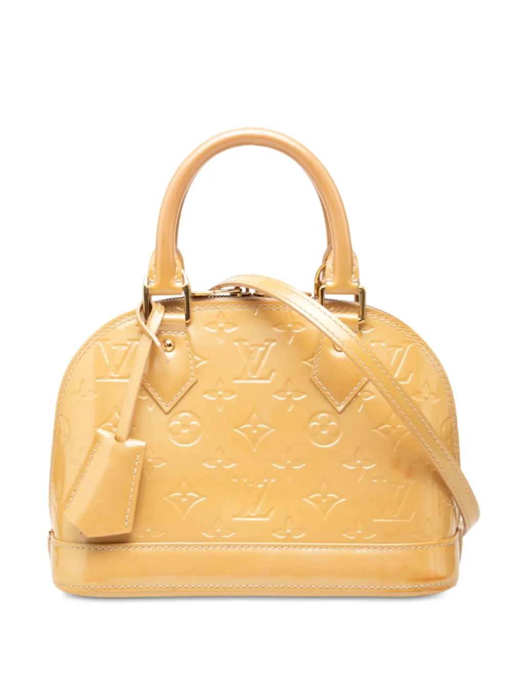 Louis Vuitton Pre-Owned 2009 Monogram Vernis Alma BB satchel - Yellow