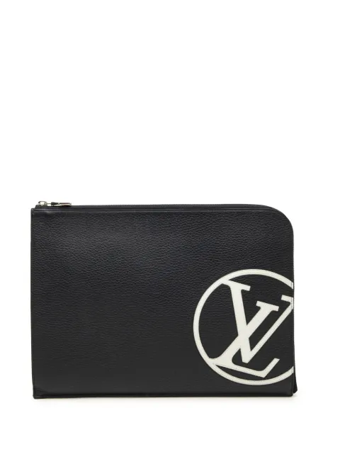 Louis Vuitton Pre-Owned 2017 Taurillon Initials Circle Pochette Jour GM clutch bag