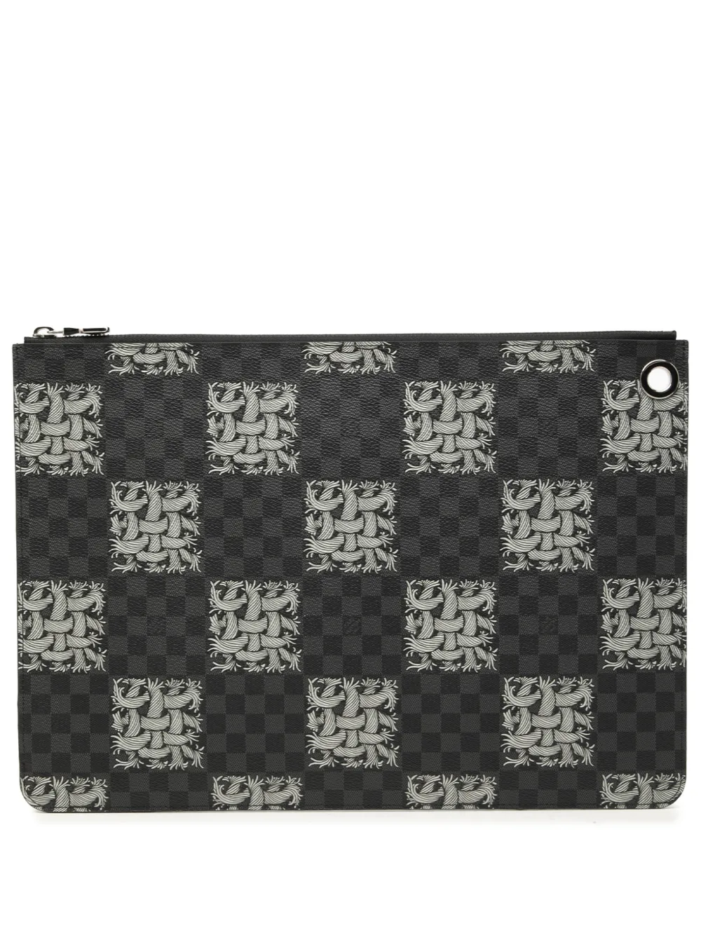 Louis Vuitton Pre-Owned 2015 Christopher Nemeth Damier Graphite Rope Pochette Voyage GM clutch bag - Noir