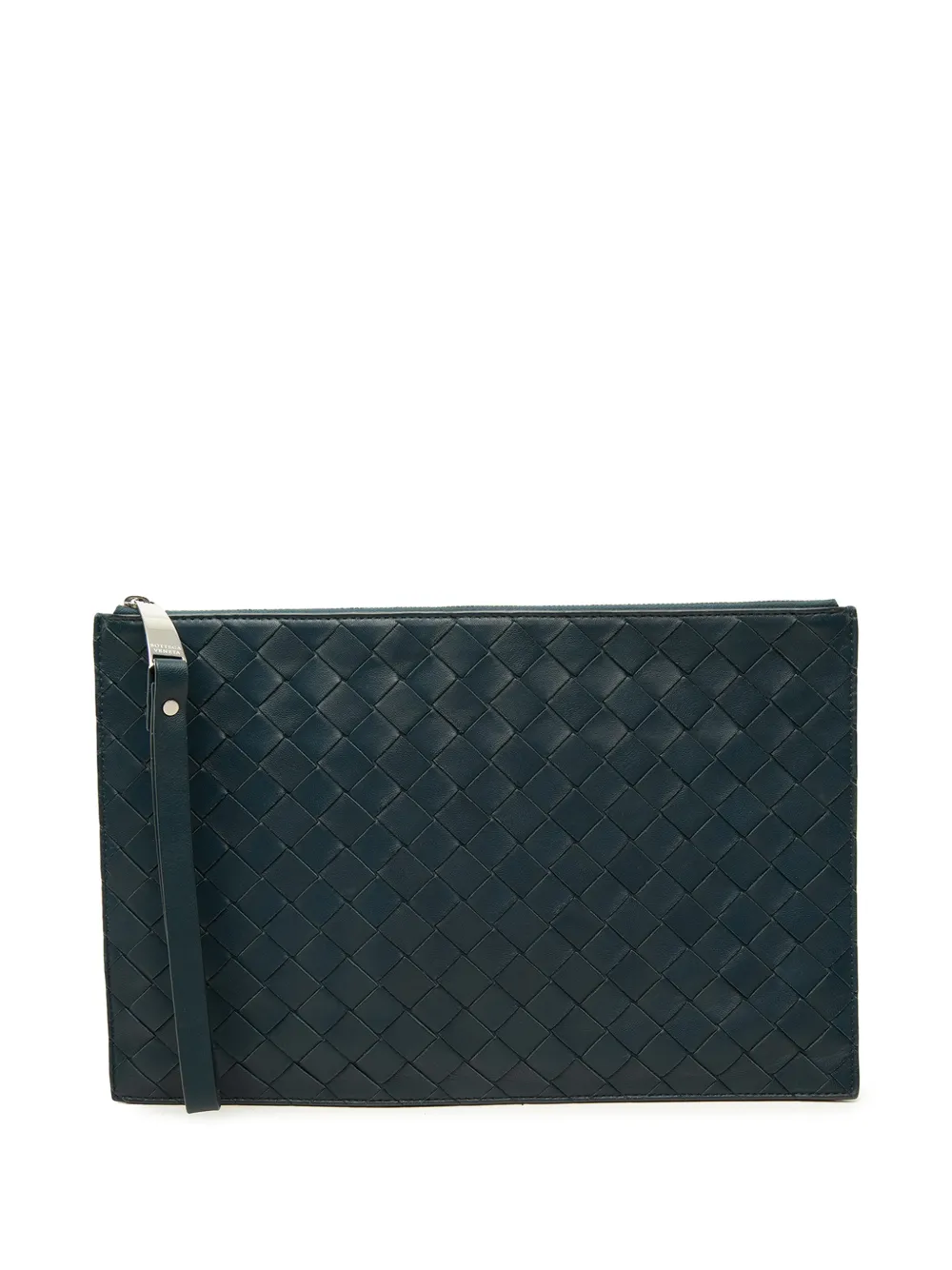 Bottega Veneta Pre-Owned 2012-2026 Nappa Intrecciato Wristlet clutch bag - Blau