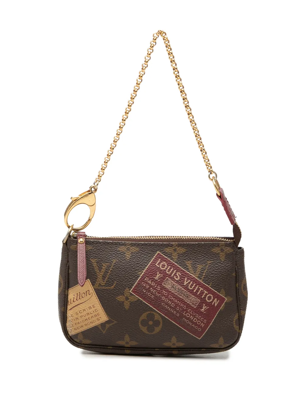 Louis Vuitton Pre-Owned 2009 Monogram Trunks & Bags Mini Pochette Accessoires handbag - Braun