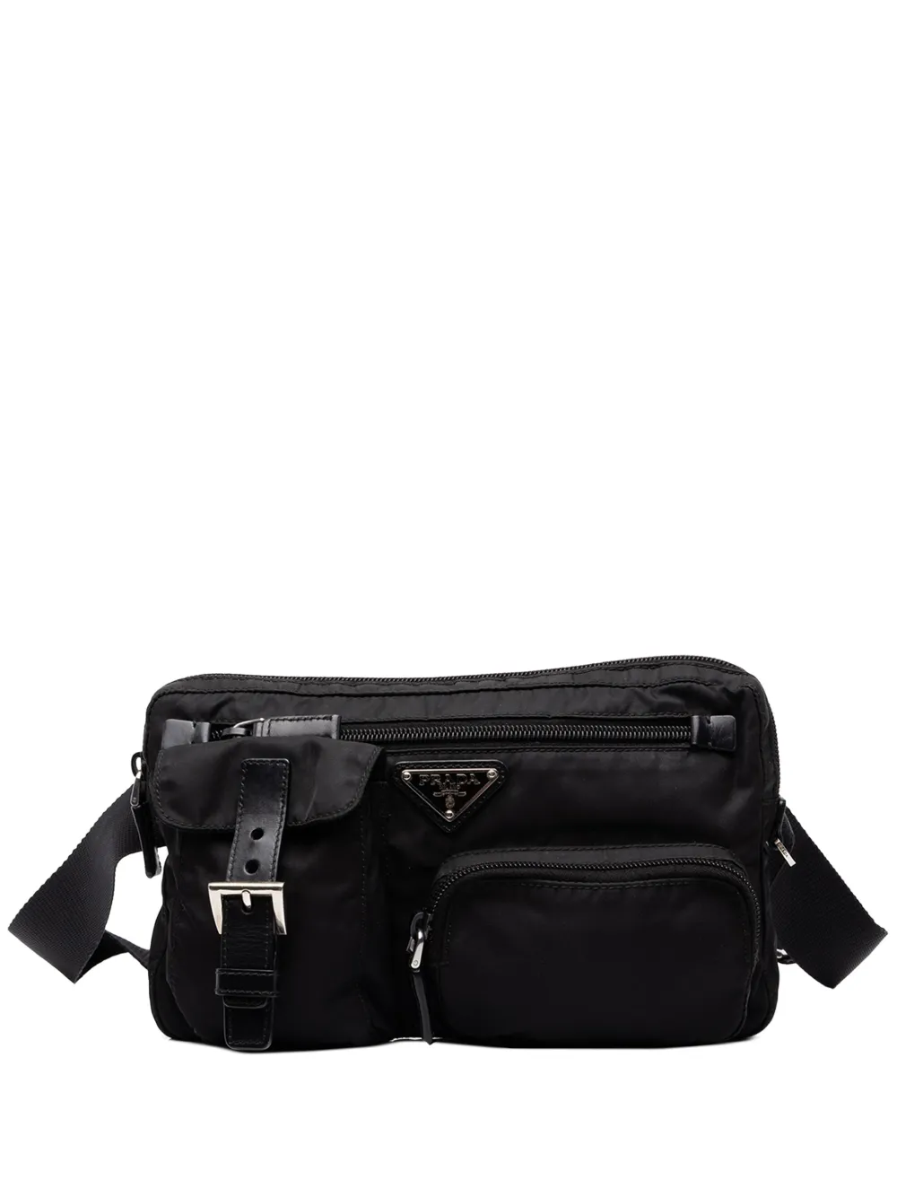 Prada Pre-Owned 2013-2026 Tessuto Multi Pocket belt bag - Black