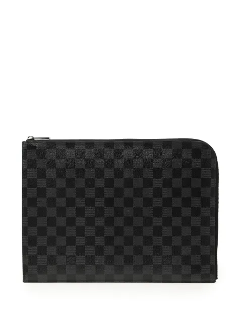 Louis Vuitton Pre-Owned 2016 Damier Graphite Pochette Jour GM clutch bag