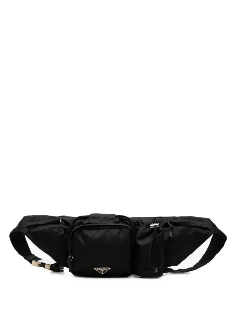 Prada Pre-Owned 2013-2026 Tessuto Multi Pocket belt bag