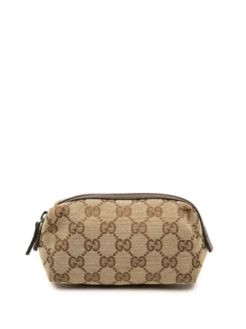 Gucci Pre-Owned estuche de maquillaje de lona GG 2000-2015