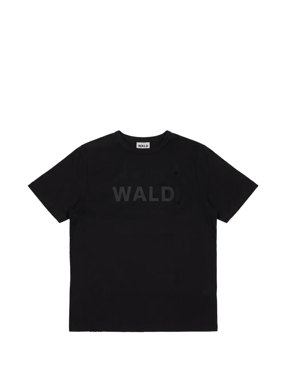 WALD logo-print distressed T-shirt - Noir WALD logo-print distressed T-shirt - Noir